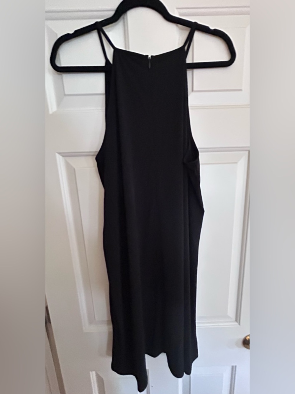 Michael Kors Black Maxi Tank Dress with Slim Straps XL